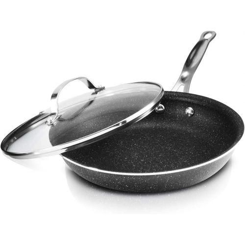  [아마존베스트]GRANITESTONE 5 Piece Cookware Set, Scratch-Proof, Nonstick Granite-coated, PFOA-Free As Seen On TV