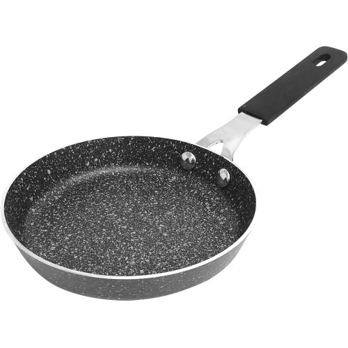  Granitestone Egg Pan 5.5 inches Nonstick Novelty-Sized Eggpan Omelet Pan with Rubber Grip Heat-Proof Handle Egg Frying Pan, Dishwasher and Oven Safe Breakfast Pan, PFOA-Free Fry Pa