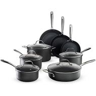 [아마존베스트]Granitestone PRO  Hard Anodized Pots and Pans 13 Piece Premium Chef’s Cookware Set with Ultimate Nonstick Diamond & Mineral Coating, Oven & Dishwasher Safe, Large, Black