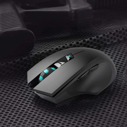  [아마존베스트]Granvela Noiseless Wireless Mouse,Forter i720 Erognomic Right-handed Design Wireless Silent Gaming Mouse For Windows and MAC - Black