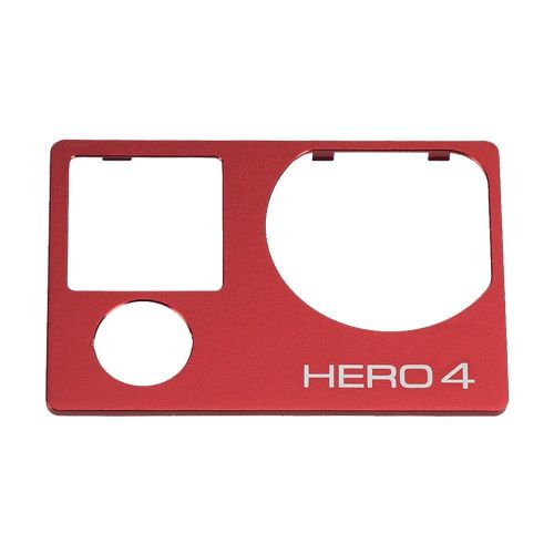  Granvoo GP-084 Rot Vorderseite Aluminium Legierung Fuer GoPro Hero4 Silber Hero4 Schwarz Sport Kamera