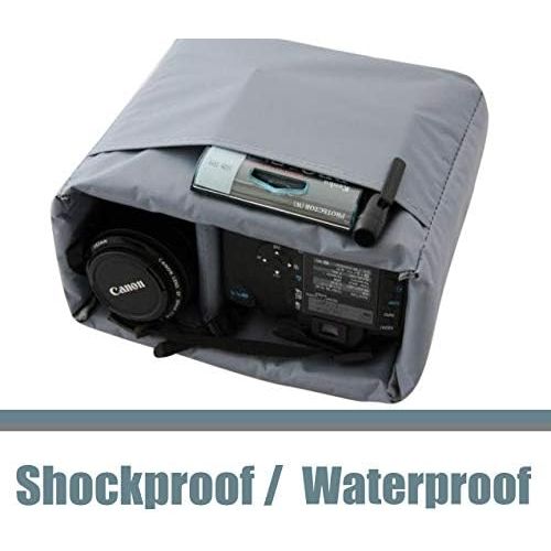  G-raphy Camera Case DLSR SLR Insert Case Bag Portable Inner Bag Waterproof Shockproof for Mirrorless Cameras , Lenses , Nikon, Canon, Sony,Panisonic and etc