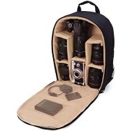 G-raphy Camera Bag Camera Backpack with Rain Cover / Tripod Belt for DSLR SLR Cameras( Nikon,Canon,Sony,Fuji,Panasonic etc), Lenses, Tripod and Accessories (Khaki, Large)