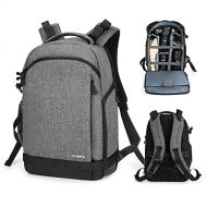 G-raphy Professional Camera Backpack Waterproof for Nikon, Canon,Panasonic,Sony etc (Grey)