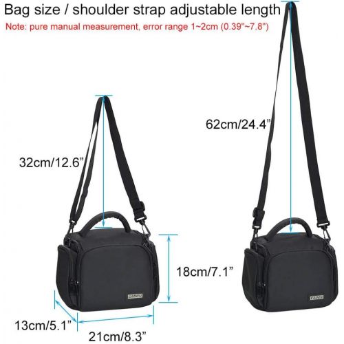  Camera Case Bag DSLR SLR Bag by G-raphy for Canon,Nikon, Sony,Panasonic, Olympus and etc