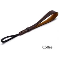 G-raphy Leather Camera Strap Dslr SLR Wrist Strap for Mirrorless, Point & Shoot and Pro DSLR cameras (Coffee)