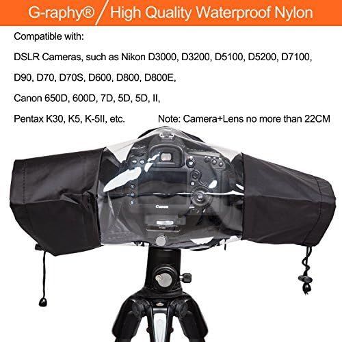  G-raphy Professional Waterproof DSLR Camera Rain Cover for Digital SLR Cameras,Nikon / Canon / Sony and etc