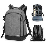 G-raphy Professional Camera Backpack Waterproof for Nikon, Canon,Panasonic,Sony etc (Grey)