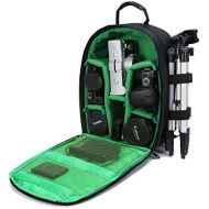 G-raphy DSLR Camera Backpack Bag Women for DSLR Cameras , Lenses, Tripod and Accessories (Green, Small)