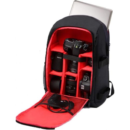  G-raphy Camera Backpack Photography Backpack with Laptop Compartment for DSLR SLR Cameras (Canon,Nikon,Sony,Panasonic etc)