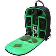 G-raphy Camera Bag Camera Backpack with Rain Cover for DSLR SLR Cameras ( Nikon,Canon,Sony,Fuji,Panasonic etc), Lenses, Tripod and Accessories (Green, Large)