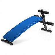 Graspwind Sit Up Bench Board Arc-Shaped Incline Decline Abdominal Adjustable Weight Bench Workout for Home Gym