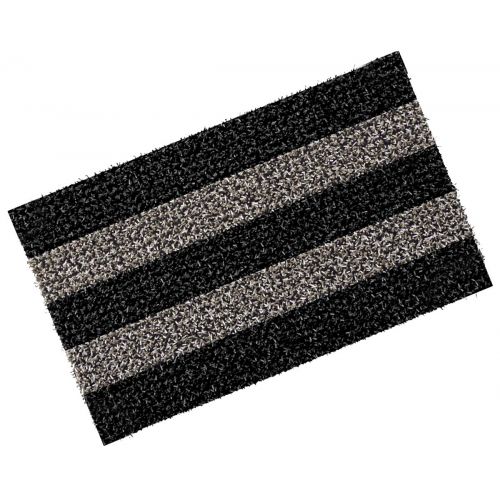  Grassworx GrassWorx Clean Machine Patio Stripe Doormat, 18 x 30, Root Beer (10371829)