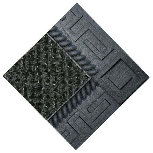  Grassworx GrassWorx Clean Machine Omega Doormat, 24 x 36, Flint (10374062)