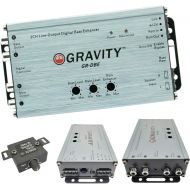 [아마존베스트]Gravity GR-DBE Two Channel Line-Output Converter 400 Watts Signal/CH with Digital Bass Enchancer with Knob/Dual Amplifier / 9.5 Volt Pre-Amp Outs/Level Matching Controls