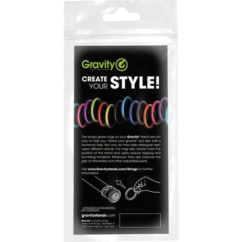  Gravity Stands Universal Ring Pack for Microphone Stands (20-Pack, Misty Rose Pink)