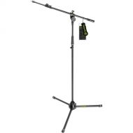 Gravity Stands MS 4322 Microphone Stand with Folding Tripod Base (Black)