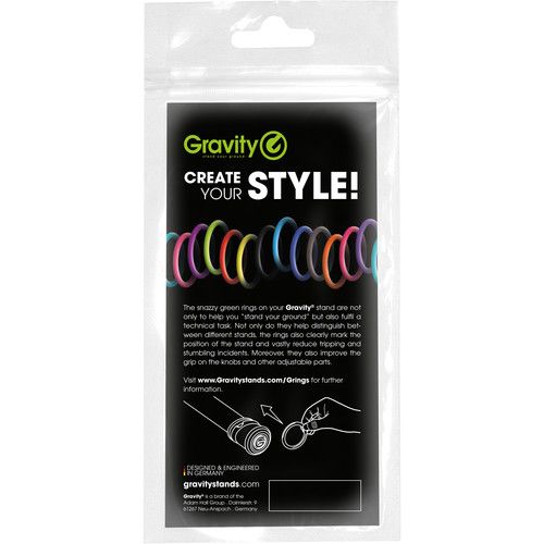  Gravity Stands Universal Ring Pack for Microphone Stands (20-Pack, Sunshine Yellow)