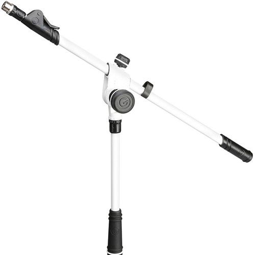  Gravity Stands MS 4322 Microphone Stand with Folding Tripod Base (White)