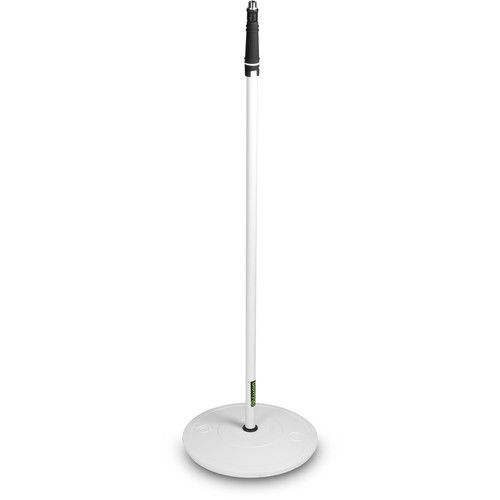  Gravity Stands Microphone Stand with Round Base (White)