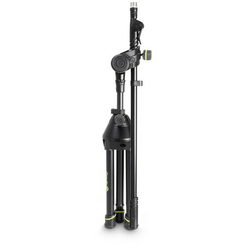  Gravity Stands Short Heavy-Duty Microphone Stand with Folding Tripod Base