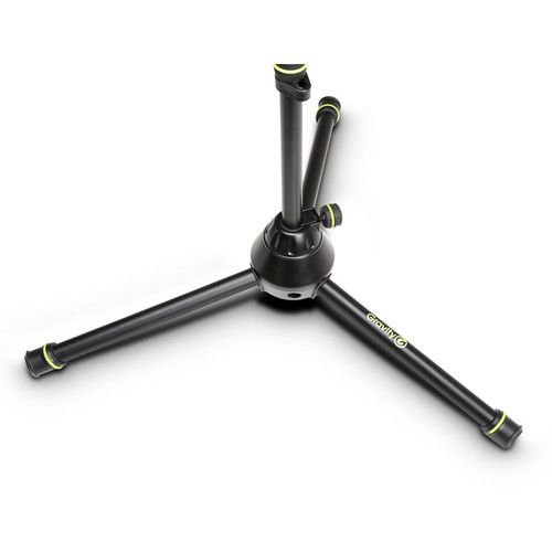  Gravity Stands Microphone Stand with Folding Tripod Base and 2-Point Adjustment Boom (Black)