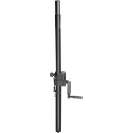 Gravity Stands SP 2472 B 35mm to M20 Adjustable Speaker Pole with Crank (5.4')