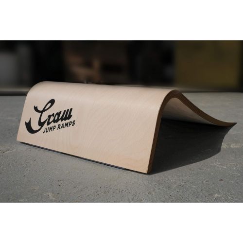  Graw Jump Ramps J15 - 5.9 Wooden Launch Ramp for Skateboard, BMX and More