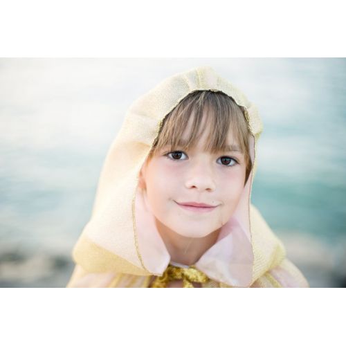  Great Pretenders Royal Princess Cape, Gold/Pink Dress-Up Play