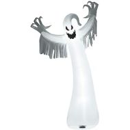 할로윈 용품Great 12FT Halloween Inflatable Blow Up Ghost w/ LED Lights Outdoor Yard Decoration