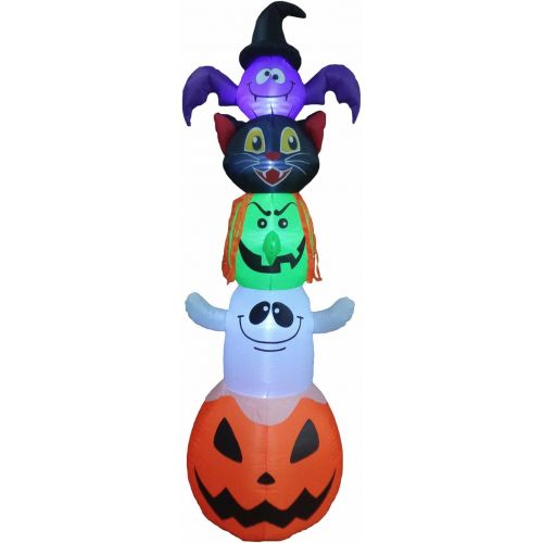  할로윈 용품Great 8 Foot Halloween Inflatable Yard Decoration Bat Cat Witch Ghost Pumpkin Blowup