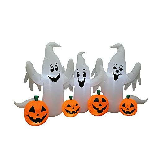  할로윈 용품Great 6 Foot Halloween Inflatable Party Blowup Yard Decoration Ghosts Pumpkins Patch