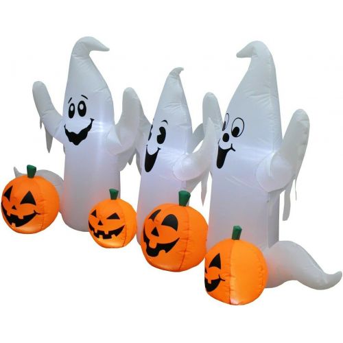  할로윈 용품Great 6 Foot Halloween Inflatable Party Blowup Yard Decoration Ghosts Pumpkins Patch