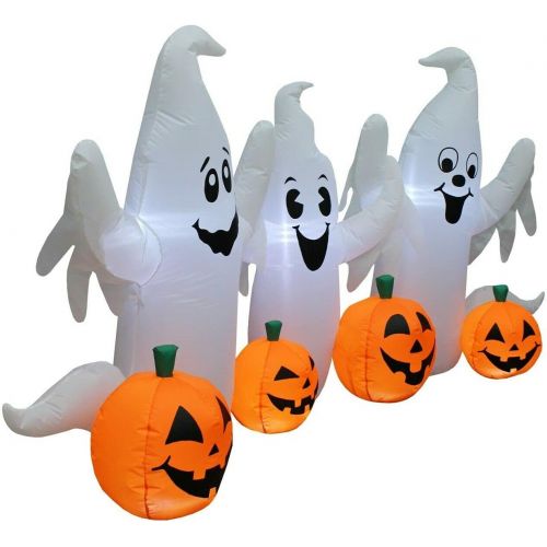  할로윈 용품Great 6 Foot Halloween Inflatable Party Blowup Yard Decoration Ghosts Pumpkins Patch