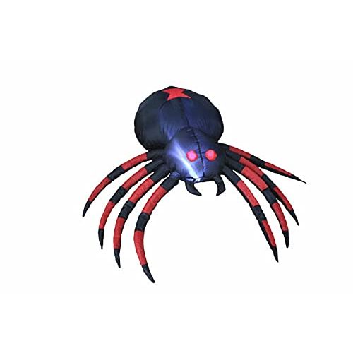  할로윈 용품Great 4 FT Halloween Inflatable Spider Yard Party Blowup Decoration Balloon LED Lights