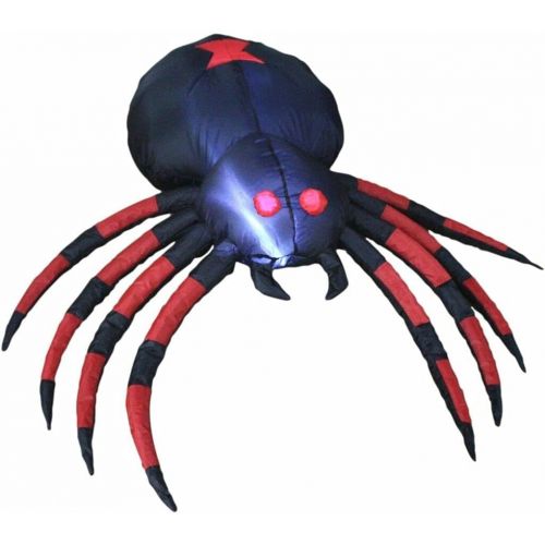  할로윈 용품Great 4 FT Halloween Inflatable Spider Yard Party Blowup Decoration Balloon LED Lights