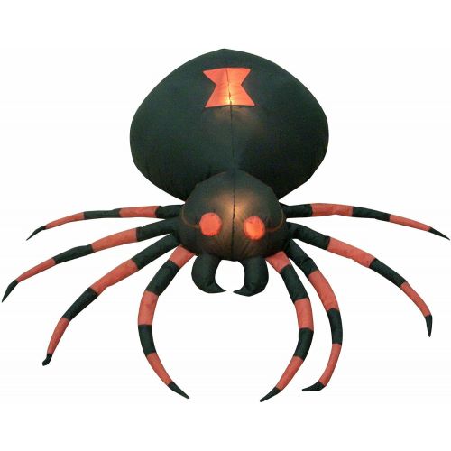  할로윈 용품Great 4 FT Halloween Inflatable Spider Yard Party Blowup Decoration Balloon LED Lights