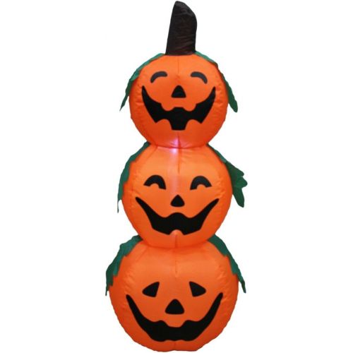  할로윈 용품Great Halloween Inflatable Yard Party Air Blown Blowup Decoration Stacked Pumpkins