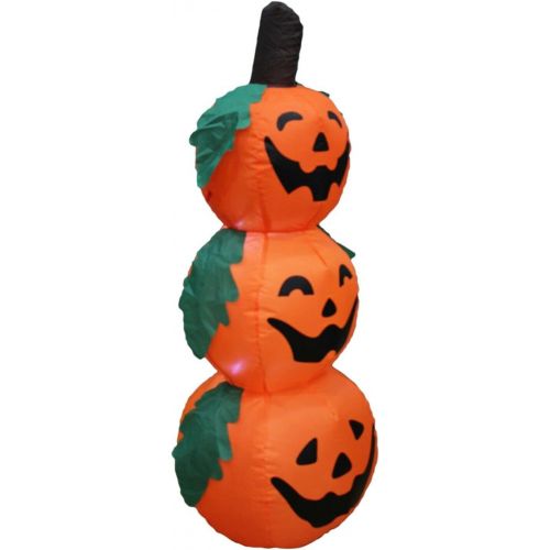  할로윈 용품Great Halloween Inflatable Yard Party Air Blown Blowup Decoration Stacked Pumpkins