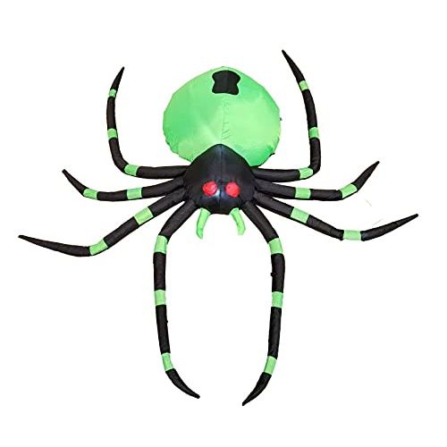  할로윈 용품Great 6 Foot Long Halloween Inflatable Green Spider Yard Blowup Decoration Air Blown