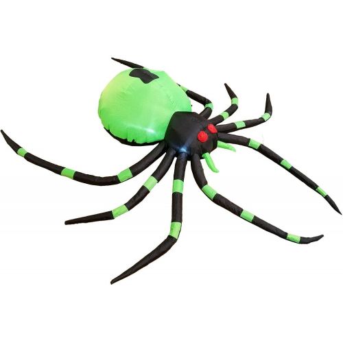  할로윈 용품Great 6 Foot Long Halloween Inflatable Green Spider Yard Blowup Decoration Air Blown