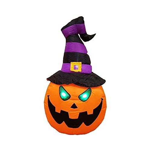  할로윈 용품Great Halloween Inflatable Yard Party Air Blown Blowup Decoration Pumpkin w/Witch Hat