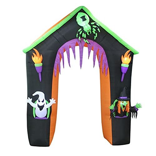  할로윈 용품Great 9 Foot Halloween Inflatable Decoration Haunted Archway Arch Ghost Spider Witch