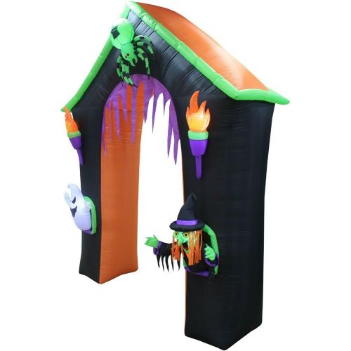  할로윈 용품Great 9 Foot Halloween Inflatable Decoration Haunted Archway Arch Ghost Spider Witch