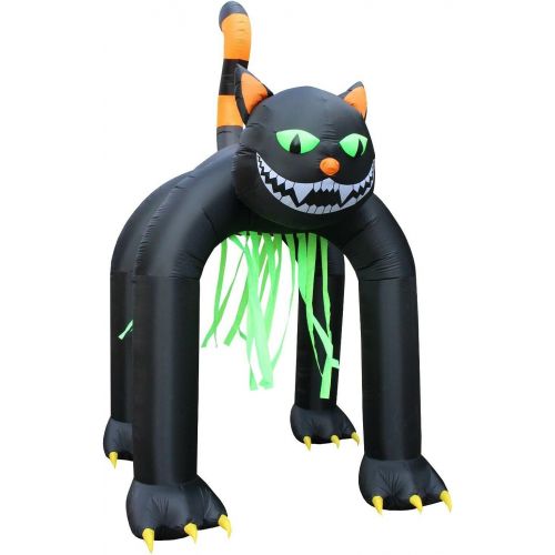  할로윈 용품Great 13 Foot Tall Halloween Inflatable Yard Decoration Giant Huge Black Cat Archway
