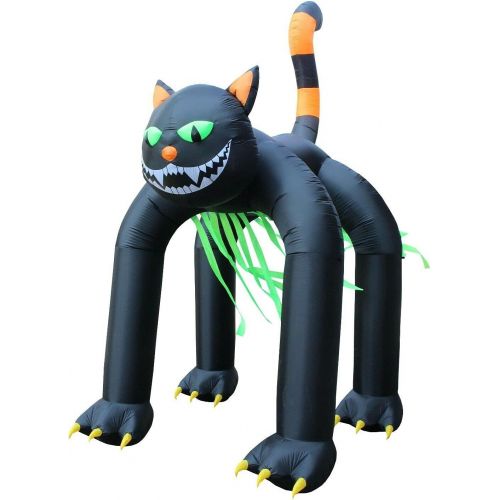  할로윈 용품Great 13 Foot Tall Halloween Inflatable Yard Decoration Giant Huge Black Cat Archway