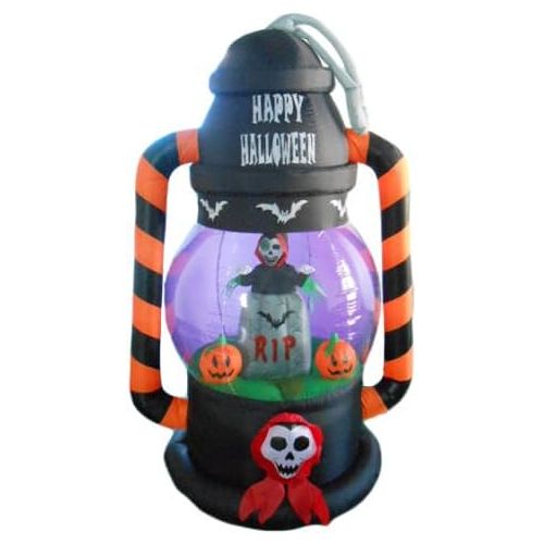 할로윈 용품Great Halloween Inflatable Yard Party Air Blown Decoration Ghost RIP Tombstone Lantern