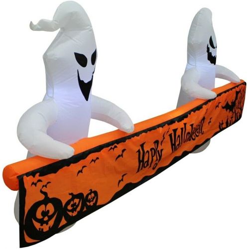  할로윈 용품Great 8 Foot Long Halloween Inflatable Ghosts Banner Blowup Air Blown Yard Decoration