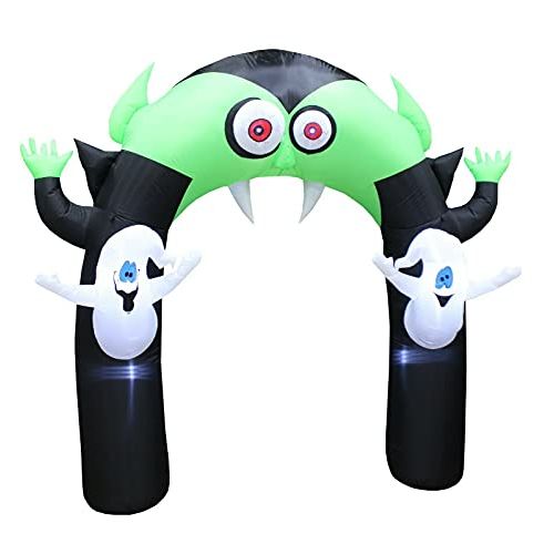  할로윈 용품Great 8 Foot Halloween Inflatable Blowup Lights Yard Decoration Vampire Ghosts Archway