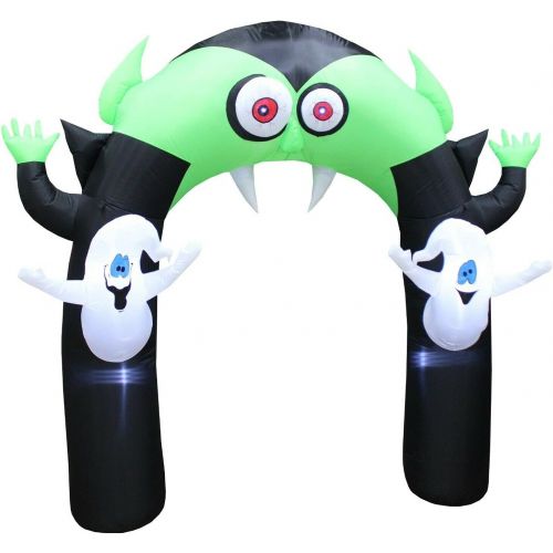  할로윈 용품Great 8 Foot Halloween Inflatable Blowup Lights Yard Decoration Vampire Ghosts Archway